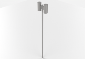 3D Street Lights - Street Lamp - Slot Pole - Simes