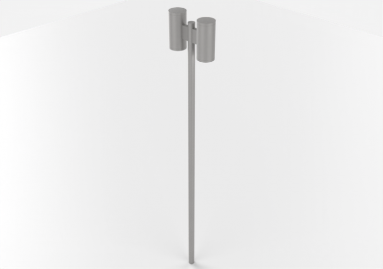 3D Street Lights - Street Lamp - Slot Pole - Simes - ACCA...