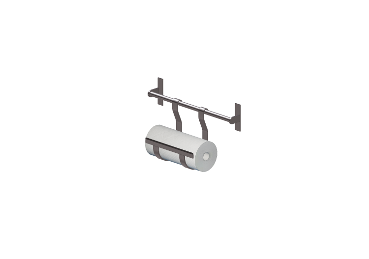 Accessoires 3D - Porte-rouleau de cuisine - ACCA software Accessoires 3D - Porte-rouleau de cuisine - ACCA software