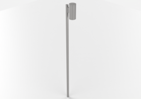 3D Street Lights - Street Lamp - Slot Pole - Simes