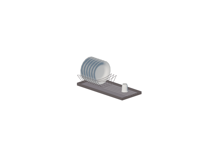 Accessoires 3D - Égouttoirs - ACCA software Accessoires 3D - Égouttoirs - ACCA software