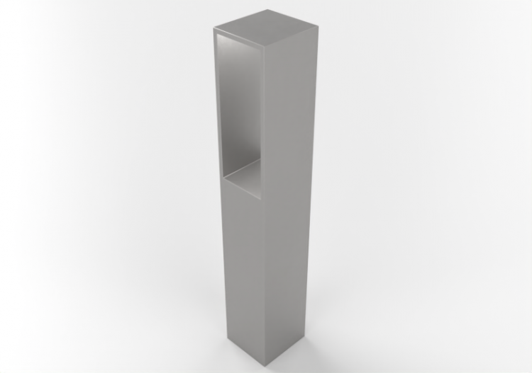 3D Post - Bollard - Kube - Simes - ACCA software