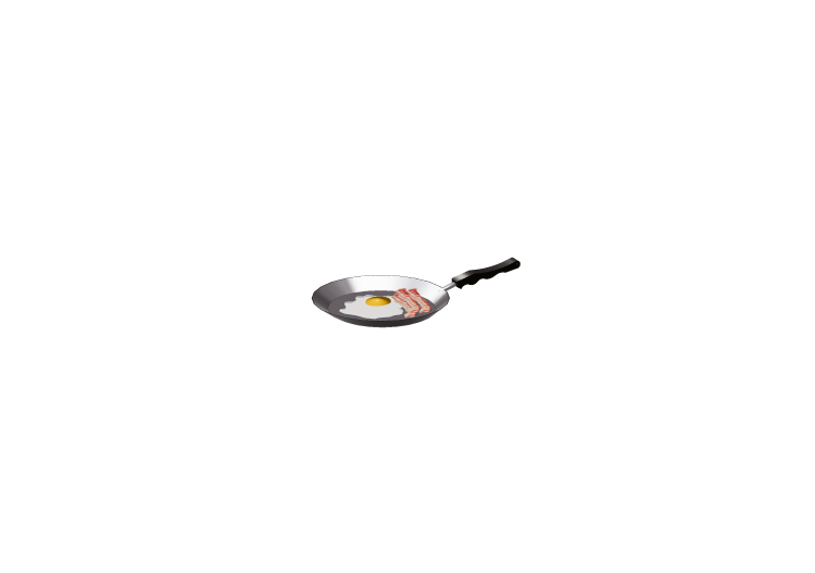 Acessórios 3D - Frigideira com ovo e bacon - ACCA software Acessórios 3D - Frigideira com ovo e bacon - ACCA software