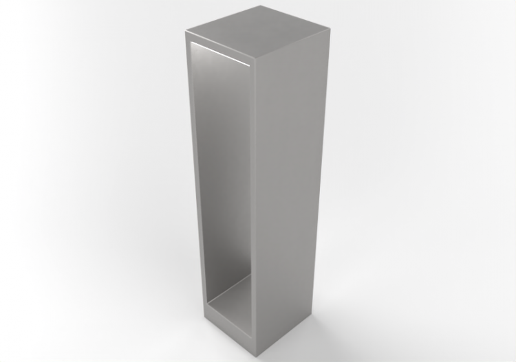 3D Post - Bollard - Micro Kube - Simes - ACCA software