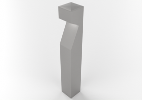 3D Post - Bollard - Moai - Simes
