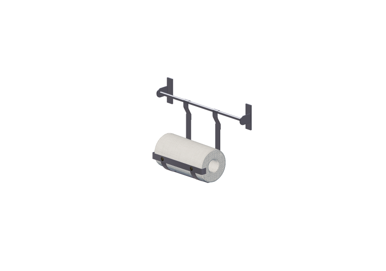 3D Zubehör - Küchenrollenhalter - ACCA software 3D Zubehör - Küchenrollenhalter - ACCA software