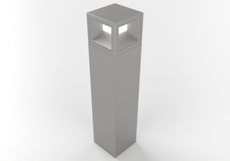 3D Post - Bollard - Cubik - Simes - ACCA software