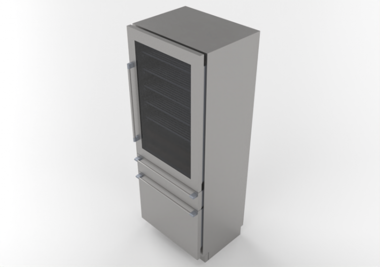 3D Electrical Appliances - Frigorifero combinato – Monogram...