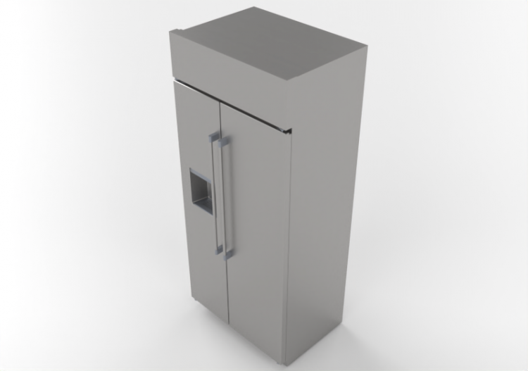 Electroménagers 3D - Réfrigérateur combiné – Monogram -...