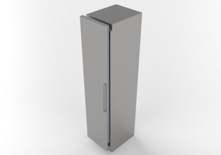 3D Haushaltgeräte - Kombinierter Kühlschrank – Monogram -...