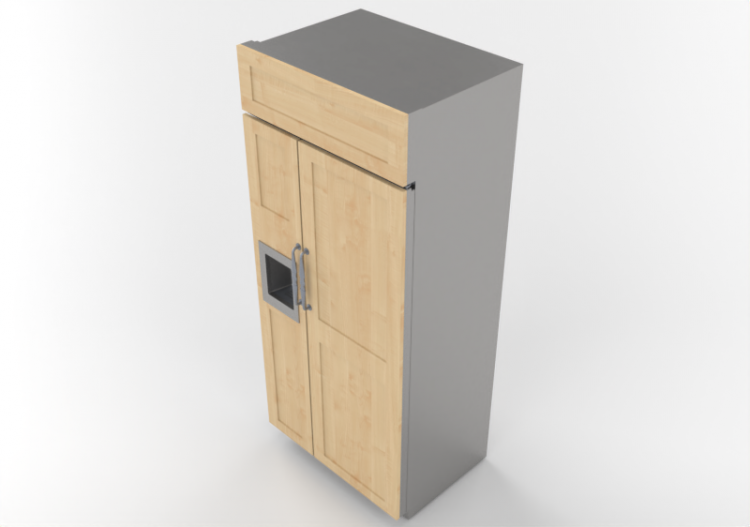 3D Electrical Appliances - Frigorifero combinato – Monogram...