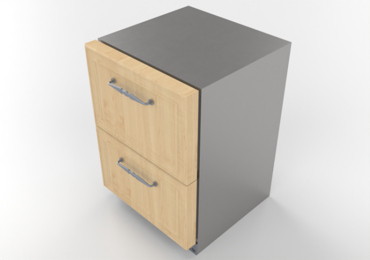 3D Haushaltgeräte - Untertheken-Kühlschrank – Monogram -...