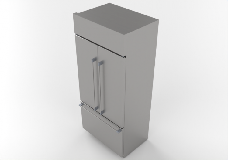 3D Electrical Appliances - Frigorifero combinato – Monogram...