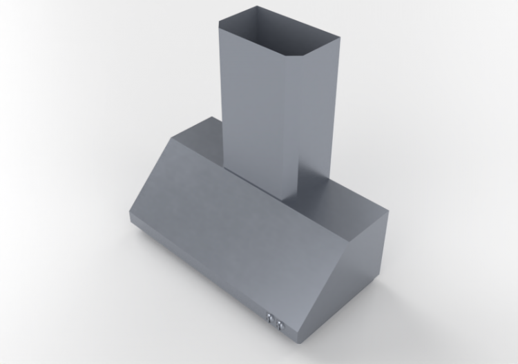 3D Haushaltgeräte - Dunstabzugshaube – Monogram - ZV48SSJSS...
