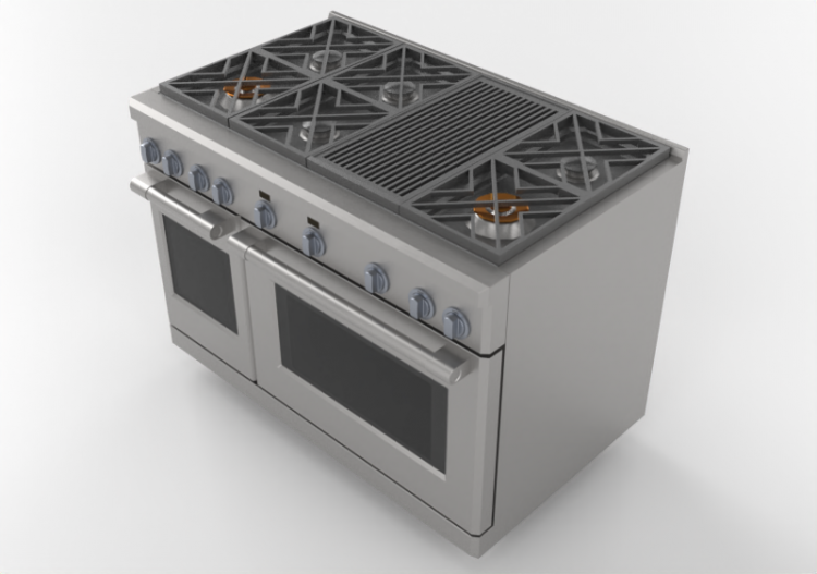 Electrodomésticos 3D - Cocina con horno – Monogram -...