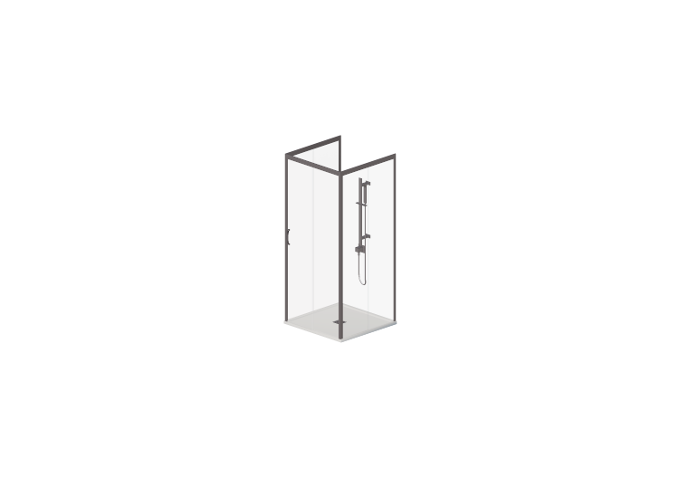 3D Duschen - Duschwanne mit Duschkabine 90x90cm - ACCA... 3D Duschen - Duschwanne mit Duschkabine 90x90cm - ACCA...
