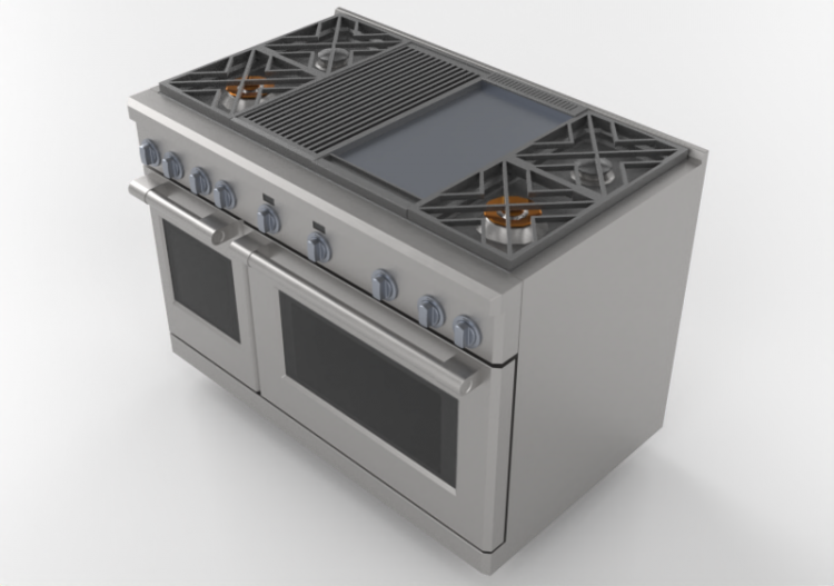 Eletrodomésticos 3D - Cozinha com forno – Monogram -...
