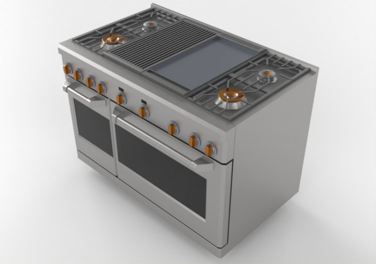 Eletrodomésticos 3D - Cozinha com forno – Monogram -...