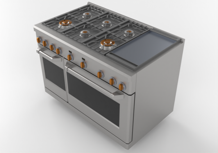 Elettrodomestici 3D - Cucina con forno - Monogram -...