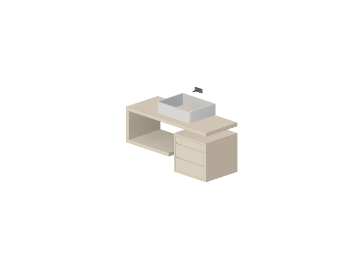 Móveis 3D - Móvel para casa de banho - ACCA software Móveis 3D - Móvel para casa de banho - ACCA software