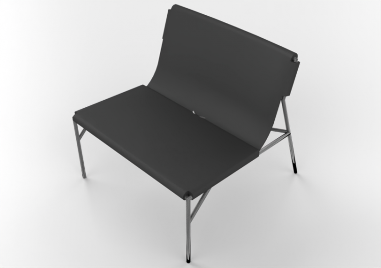 Sedie 3D - Sedia in cuoio - Horm - Tout le jour lounge -...