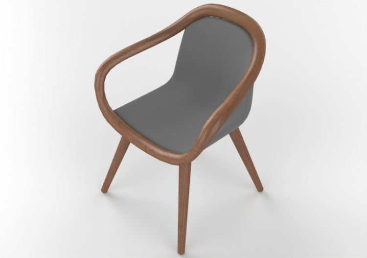 Chaises 3D - Chaise en bois - Horm - Ginevra - ACCA...