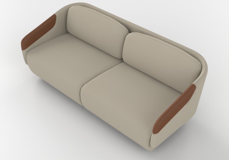 Divans 3D - Canapé en tissu - Horm - Worn - ACCA software