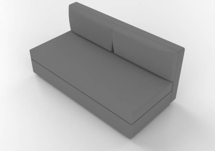 3D Sofa - Fabric sofa bed - Horm - Vulcano - ACCA software