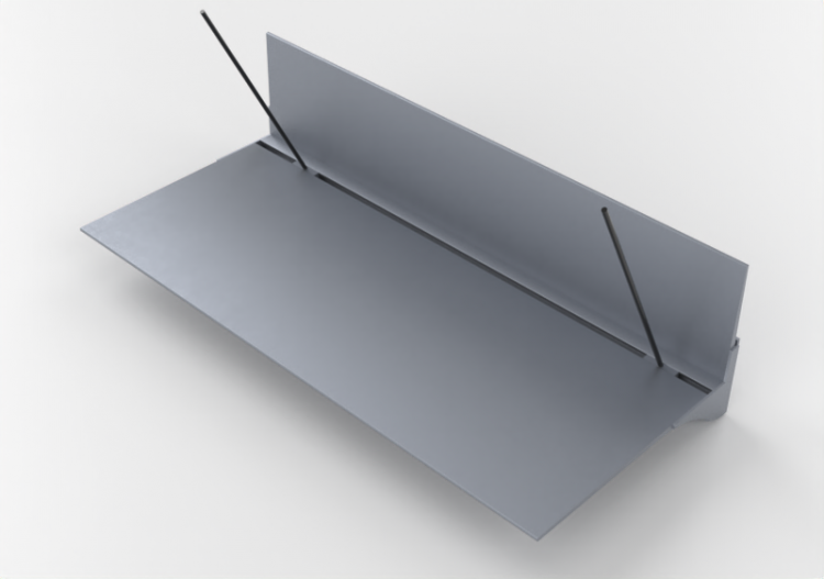 3D Book shelf - Alluminium shelf - Horm - Web Stopper -...