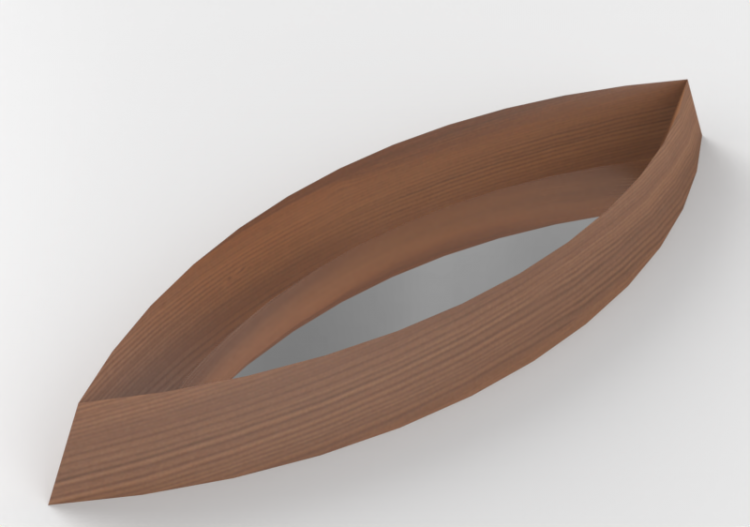 Accessori 3D - Specchio in legno - Horm - Mamanonmama -...
