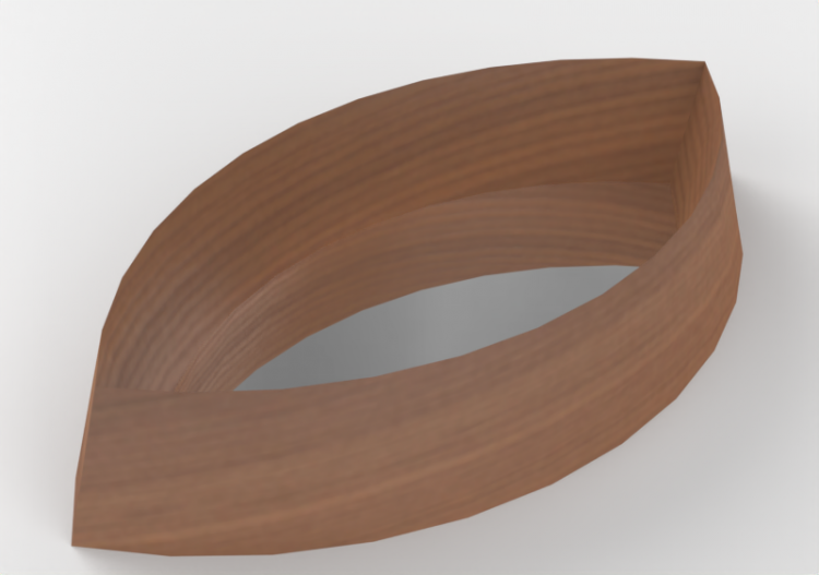 Accessori 3D - Specchio in legno - Horm - Mamanonmama -...