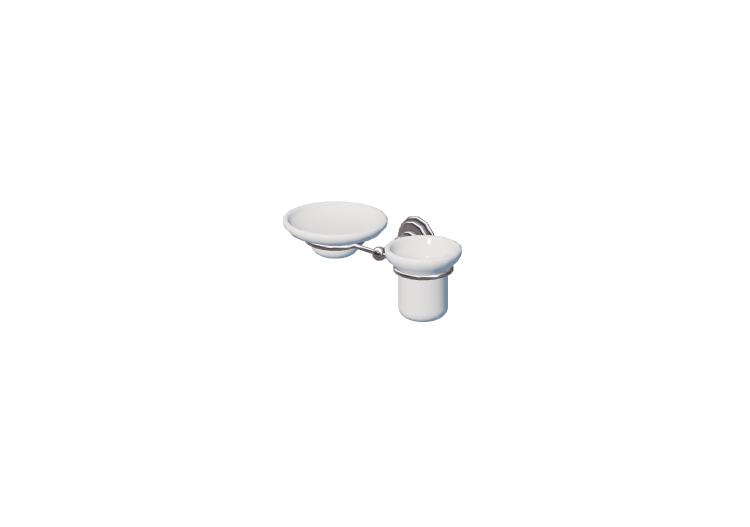 配饰 - Wall mounted soap and toothbrush holder - Luisa - ACCA... 配饰 - Wall mounted soap and toothbrush holder - Luisa - ACCA...