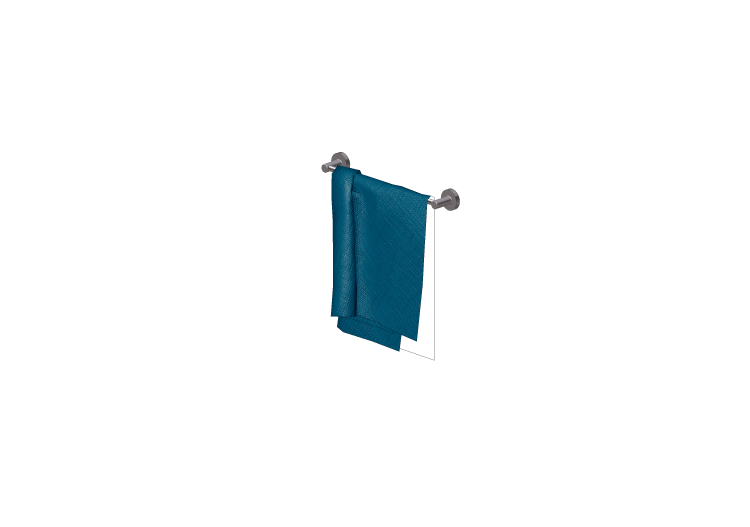 Accessoires 3D - Porte-serviettes à paroi - ACCA software Accessoires 3D - Porte-serviettes à paroi - ACCA software