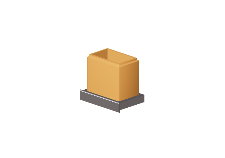 Acessórios 3D - Porta copo para parede - Imma - ACCA... Acessórios 3D - Porta copo para parede - Imma - ACCA...