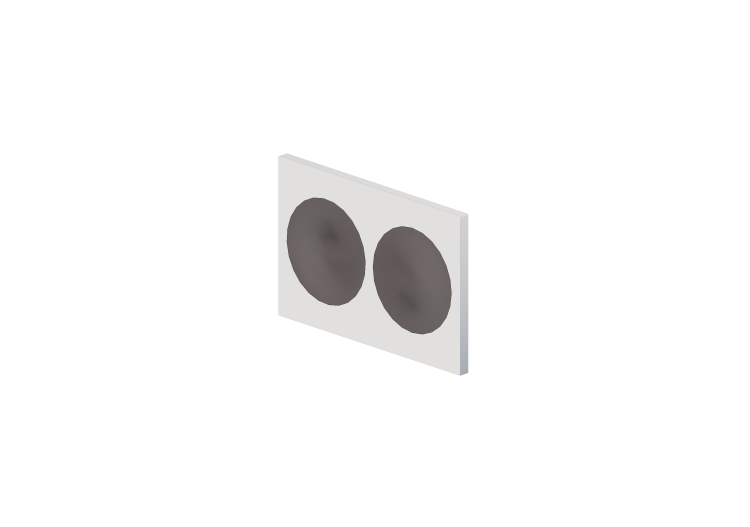 3D Zubehör - Toilettenspülknopf - ACCA software 3D Zubehör - Toilettenspülknopf - ACCA software