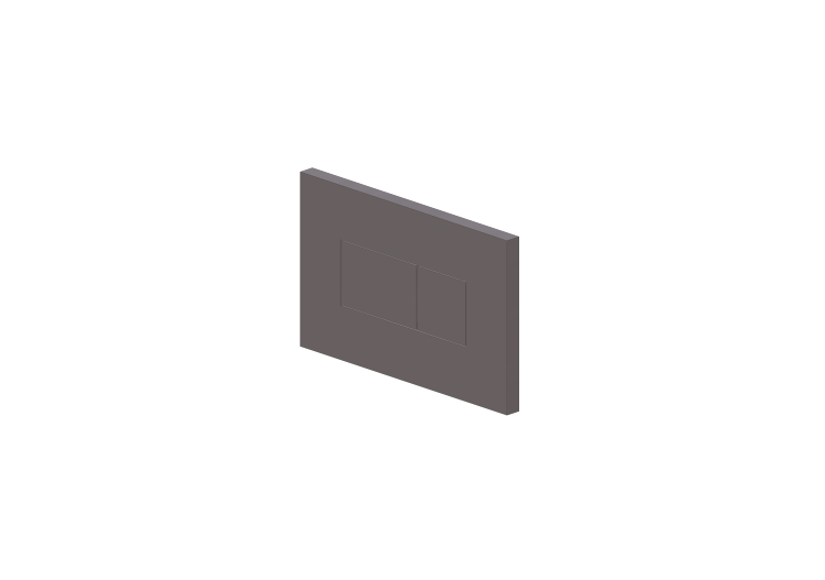 Accessoires 3D - Bouton pour réservoir de chasse d'eau wc -... Accessoires 3D - Bouton pour réservoir de chasse d'eau wc -...