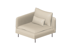 3D Sofa - 布艺沙发 - 宜家 - Söderhamn
