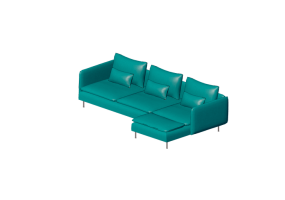 Divans 3D - Canap&eacute; en tissu - Ikea - S&ouml;derhamn