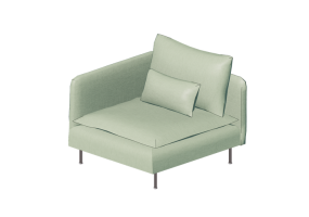 Divans 3D - Canap&eacute; en tissu - Ikea - S&ouml;derhamn