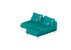 3D Sofa - 布艺沙发 - 宜家 - Söderhamn