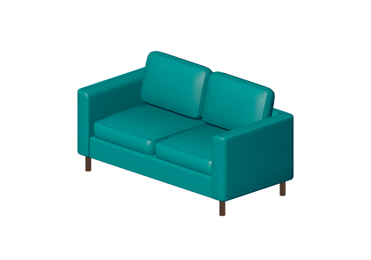 Poltronas y Sofás 3D - Sofá de tela - Ikea - Pärup - IKEA Poltronas y Sofás 3D - Sofá de tela - Ikea - Pärup - IKEA