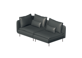 3D Sofa - 布艺沙发 - 宜家 - Söderhamn
