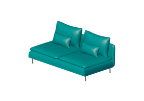 3D Sessel und Sofas - Stoffsofa - Ikea - S&ouml;derhamn