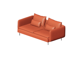 Chairs and Sofas 3D - Fabric sofa - Ikea - S&ouml;derhamn