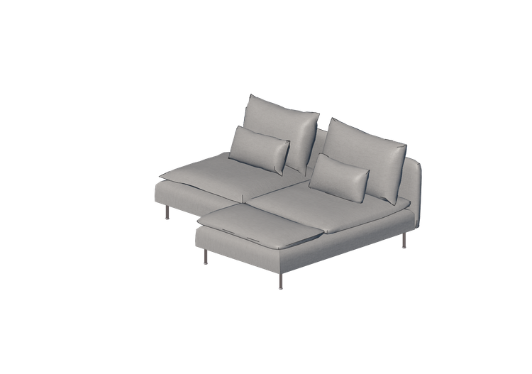 Sofás 3D - Sofá de tecido - Ikea - Söderhamn - IKEA Sofás 3D - Sofá de tecido - Ikea - Söderhamn - IKEA