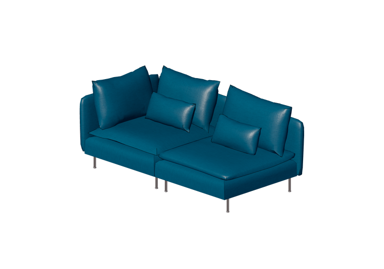 Divans 3D - Canapé en tissu - Ikea - Söderhamn - IKEA Divans 3D - Canapé en tissu - Ikea - Söderhamn - IKEA