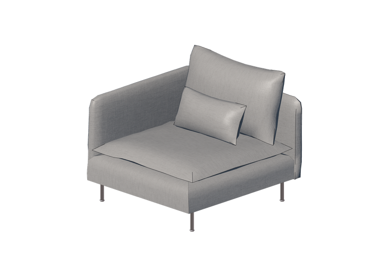 Divans 3D - Canapé en tissu - Ikea - Söderhamn - IKEA Divans 3D - Canapé en tissu - Ikea - Söderhamn - IKEA