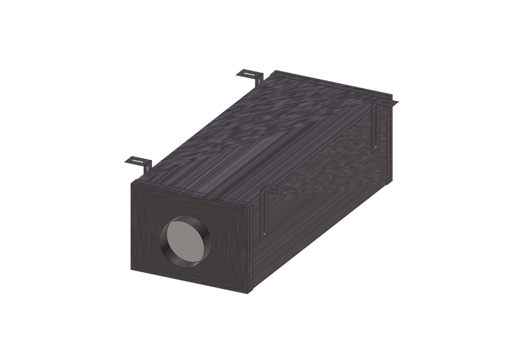 Plenum COMPACT silenziatore AIR400 DN125-DN90 - Caleffi Plenum COMPACT silenziatore AIR400 DN125-DN90 - Caleffi