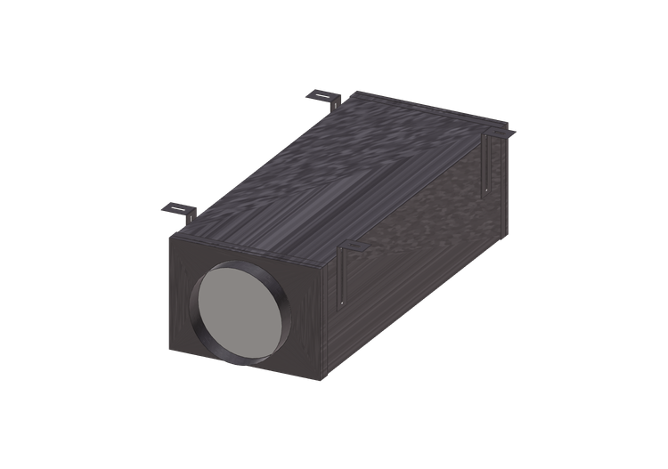 Plenum COMPACT silenziatore AIR400 DN200-DN90 - Caleffi Plenum COMPACT silenziatore AIR400 DN200-DN90 - Caleffi