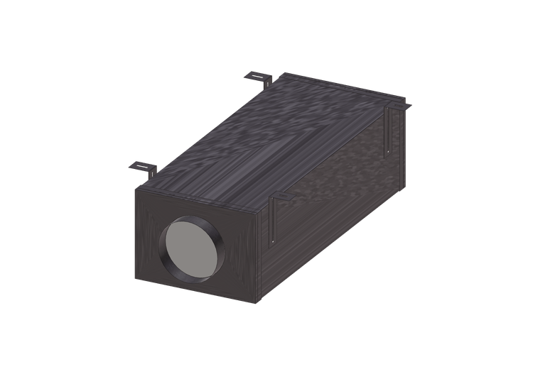 Plenum COMPACT silenziatore AIR400 DN160-DN75 - Caleffi Plenum COMPACT silenziatore AIR400 DN160-DN75 - Caleffi